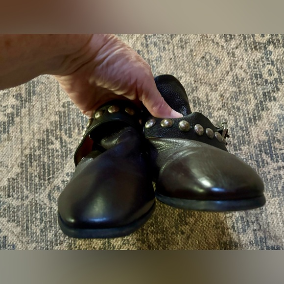 🔥A.S. 98 Galen Studded Learher Slingback Sandal 🔥 - Picture 8 of 14